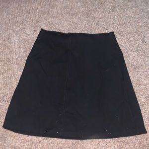 Black pencil skirt
